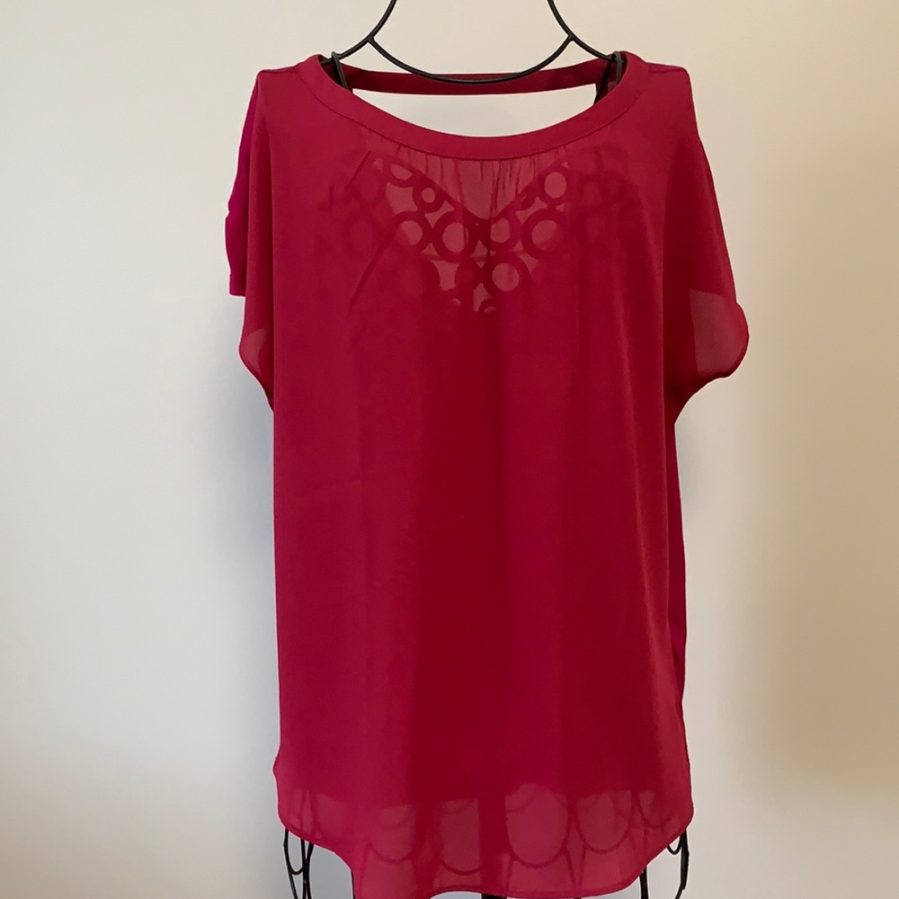 Fuschia Pink Loft Outlet top